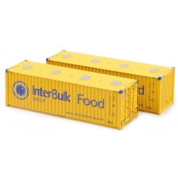 ACME 95051 - 2 kontenery 30' w malowaniu 'InterBulk Food'