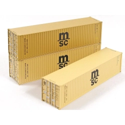 ACME 95053 - 3 kontenery 40' - malowanie 'MSC'
