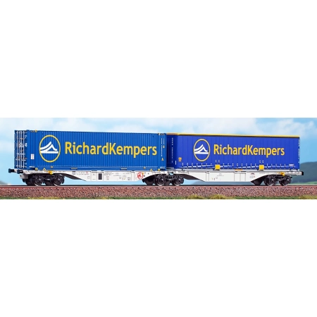 ACME 40381 - Wagon kontenerowy Sggrrmss 90, HUPAC, ep. VI 'R.Kempers'