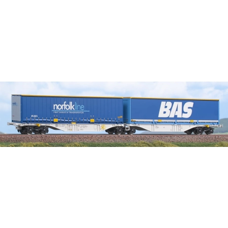 ACME 40382 - Wagon kontenerowy Sggmrss 90, AAE, ep. .VI 'BAS, norfolkline'