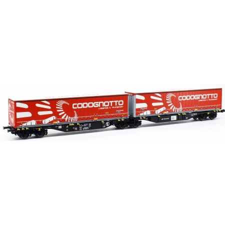 ACME 40493 - Zestaw platform Sggmrss 90, PKP-Cargo, Ep.V-VI 'Codognotto'