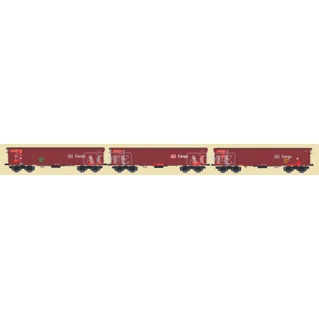 ACME 45199 - Zestaw 3 wagonów Tamns 895 Graffiti, DB-Cargo, Ep. V-VI