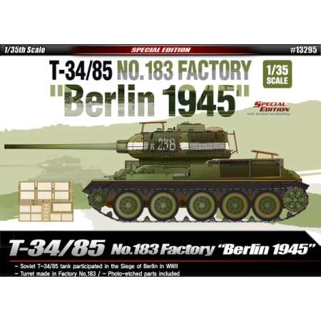 Academy 13295 - T-34/85 No.183 Factory "Berlin 1945"