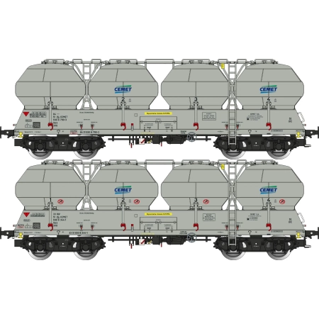 Albert Modell 900025 - Wagon cemenciarka PKP, ep. VI, 2 szt.