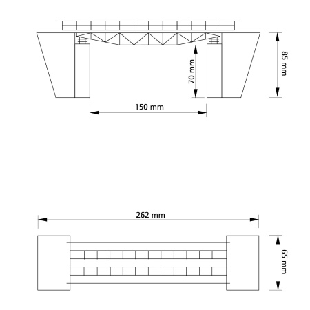 Auhagen 11365 – STAKO-Most kratownicowy 180