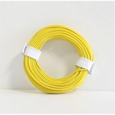 Brawa 3101 - Kabel linka 0,14 qmm,10m, żółty