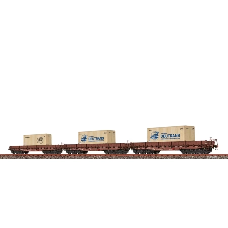 Brawa 50876 - 3 platformy RRym, DR, Ep.IV