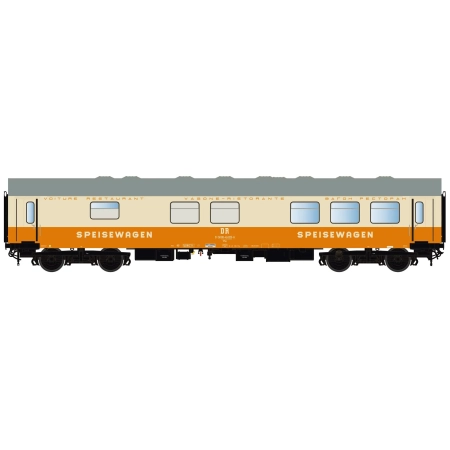 Brawa Reko wagon bufetowy WRge 45 025-6, szary dach, DR, Ep.IV