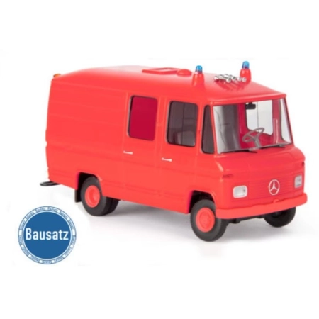 Brekina 10220 - Mercedes do montażu 1 L 508 RTW czerwony, 1970
