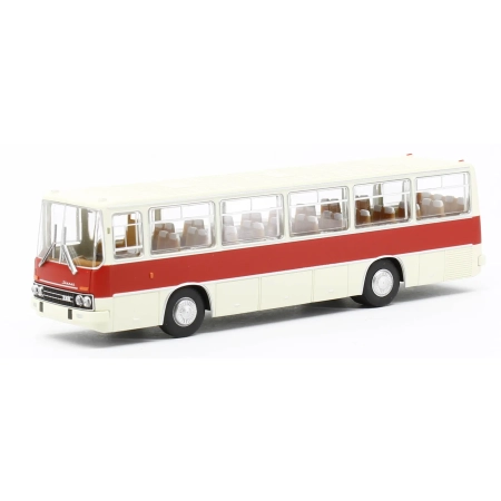 Brekina 59660 - Autobus marki Ikarus 255.71 biały/czerwony