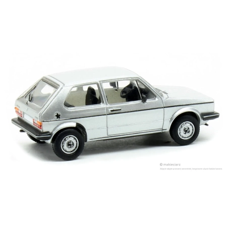 Brekina 870524 - VW Golf I, srebrny, 1980