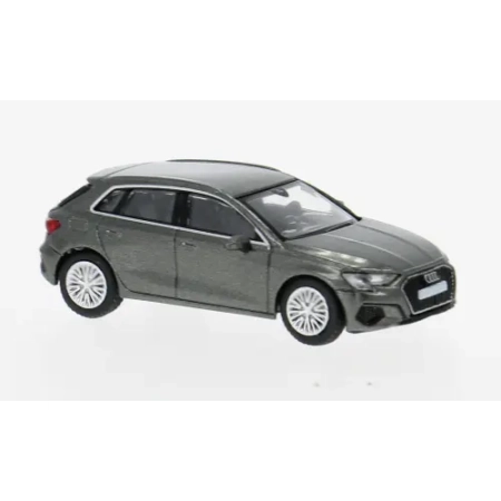 Brekina 870557 - PCX87, Audi A3 (8Y), dunkelgrau, 2022