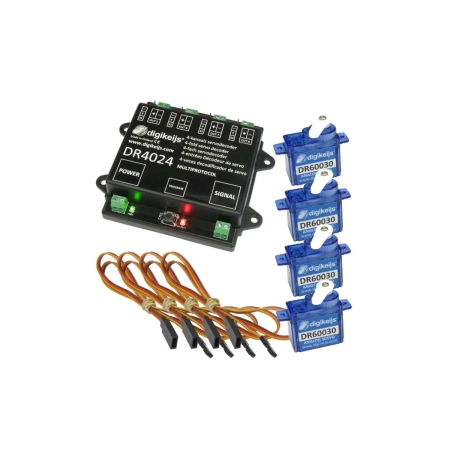 Digikeijs DR4024_BOX - Dekoder i 4 serwa