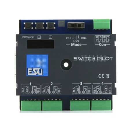 ESU 51830 - SwitchPilot 3, 4 kanałowy dekoder akcesorii magnetycznych, DCC/MM