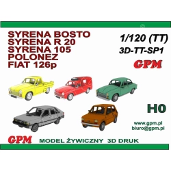 GPM 3D-TT-SP1 - Zestaw 5 pojazdów w skali TT
