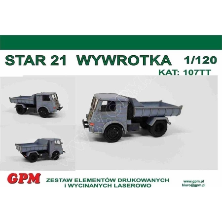 GPM 107TT - Star 21 wywrotka (TT). Do sklejania.