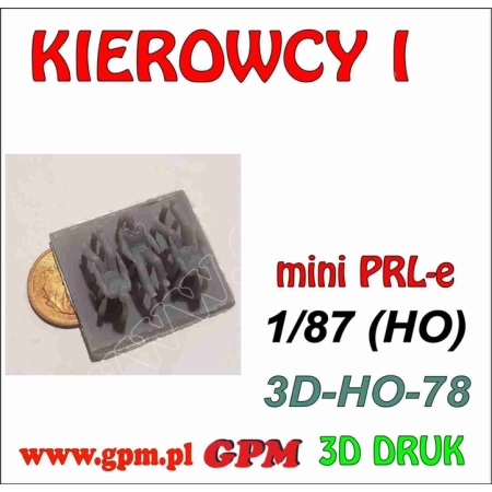 GPM 3D-H0-78 - Kierowcy I, 3 postacie H0