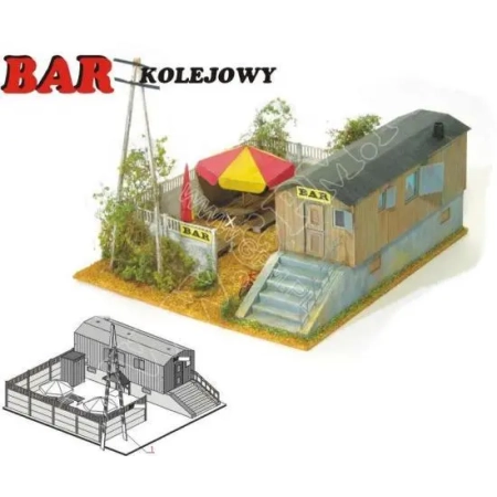 GPM 59TT - Bar kolejowy TT, Zestaw do sklejania.