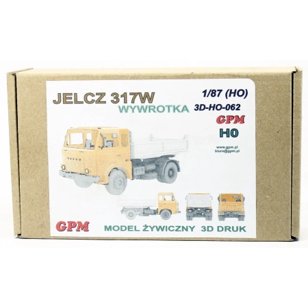 GPM H0-62 - Jelcz 317W wywrotka, zestaw do sklejania.