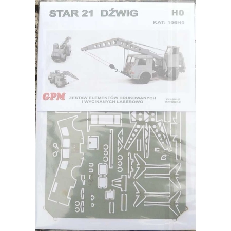 GPM 106H0 - Star 21 dźwig. Zestaw do sklejania.