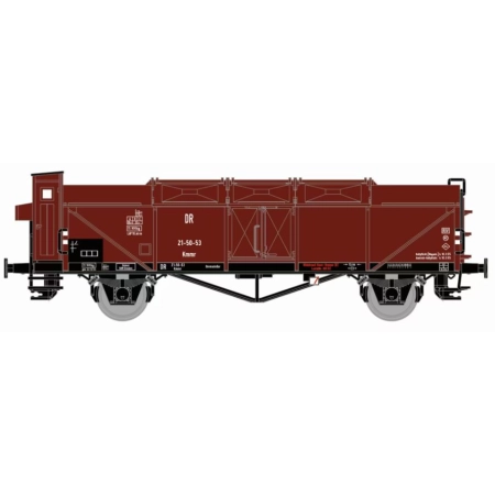 Hädl 116413 - Wagon z klapą Kmmr, DR, Ep.III