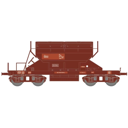 Hädl 25127-2 - Wagon samowyładowczy Takkll, DR, ep.IV
