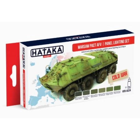 HATAKA AS24 - Zestaw farb Warsaw Pact AFV panel lighting