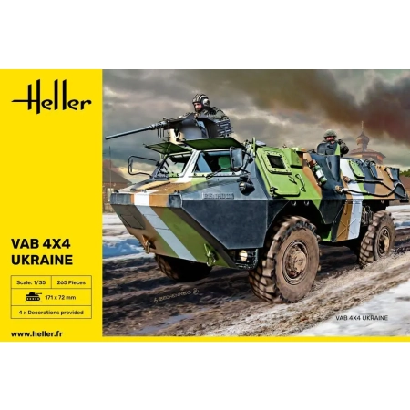 Heller 81130 - Pojazd opancerzony VAB 4x4 Ukraine - 1:35