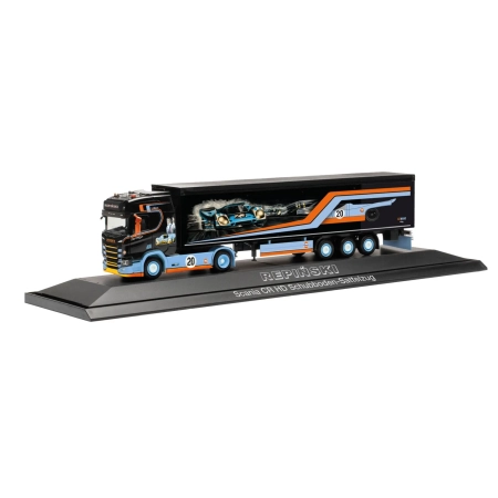 Herpa 122283 - Scania  "Repiński / Le Mans" (Polska/Kościerzyna)