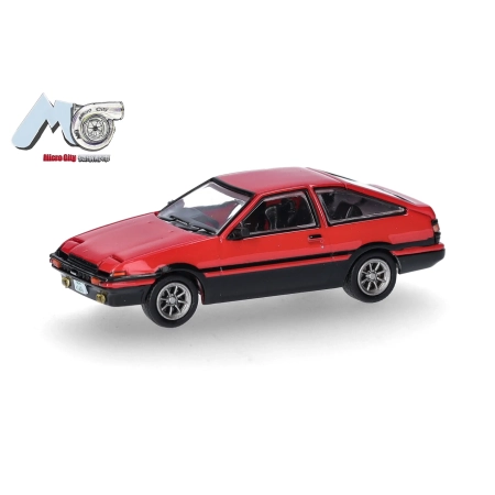 Herpa 87MC000003 MicroCity: Toyota Corolla (AE86) rot