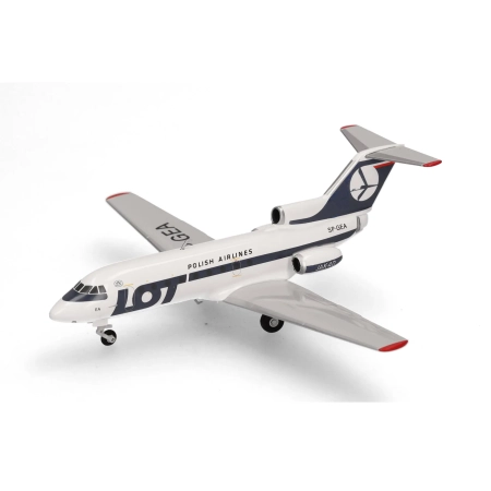 Herpa 573139 - LOT Polish Airlines Yakovlev Yak-40 - SP-GEA (1:200)