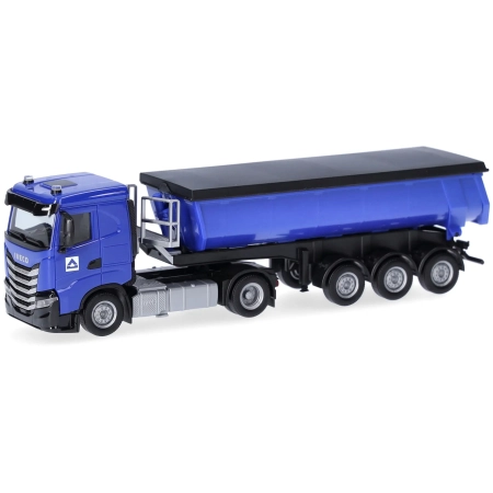 Herpa 960052 - Iveco S-Way ND Thermomulden-Sattelzug "Hoch-Tief"