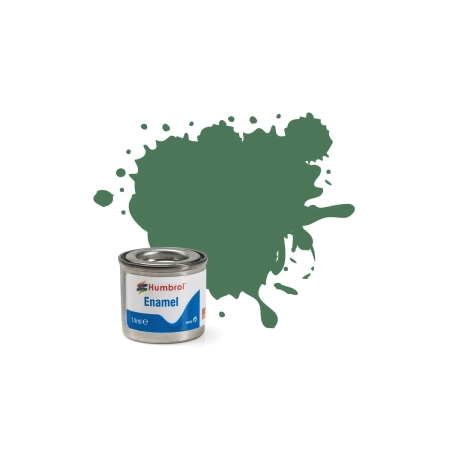 Humbrol 101 - Mid Green - Matt - (14ml)