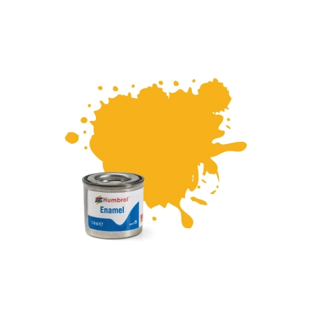 Humbrol 154 - Insignia Yellow - Matt - (14ml)