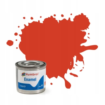 Humbrol 174 - Satin Signal Red