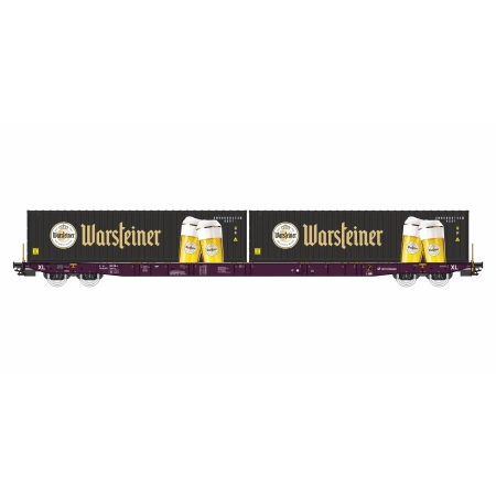 igra 96010104 - Wagon kontenerowy Sggnss-XL, rail release, Ep.VI 'Warsteiner'