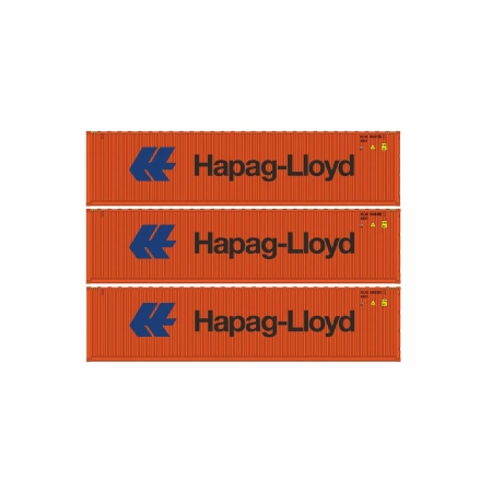 Igra 98010015 - 3 kontenery 40' 'Hapag-Lloyd'