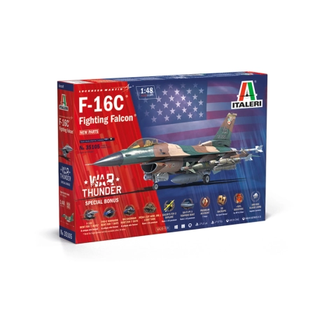 Italeri 35105 - F-16C Fighting Falcon War Thunder Special Bonus