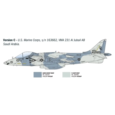 Italeri 90193 - AV-8B Harrier II, 1:72