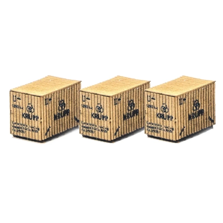 Joswood 85018 - Skrzynia transportowa KRUPP, 3 sztuki.