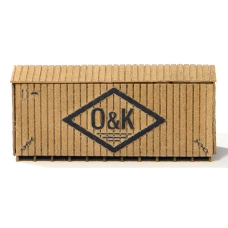 Joswood 85027 – Skrzynia z ramą 'O&K', 2 sztuki, 30 x 11,5 x 10 mm