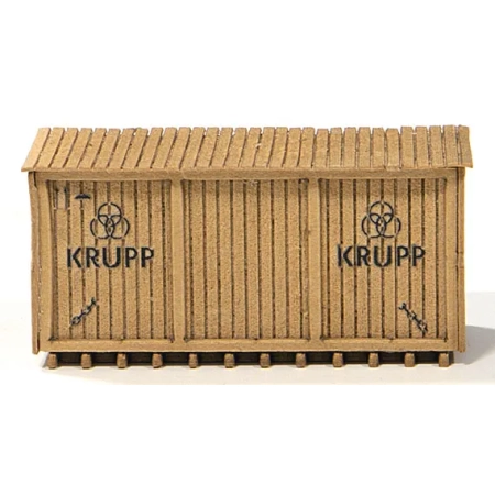 Joswood 85028 – Skrzynia z ramą 'Krupp', 2 sztuki, 32 x 13,5 x 15,5 mm