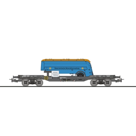Liliput 235789 - Wagon transportowy 977 0 000-4, 'ÖMV', ÖBB, Ep.IV