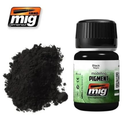 A.MIG 3001 - Pigment czarny, 35 ml.