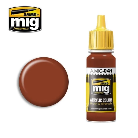 Ammo MIG 0041 - Dark Rust, 17ml - Farba akrylowa
