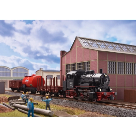 Märklin 29890 - Cyfrowy zestaw startowy z BR 89.0 i pociągiem towarowym, DB, Rp.III, MFX-Digital