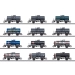 Märklin 00719 – 12 cystern, DB, ep.III