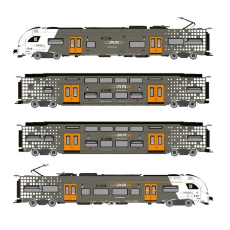 Modellbahn Union MU-H0-T46252 - Elektryczny pociąg Desiro HC BR 462 RRX