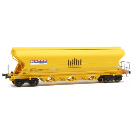 NME 511690 - Wagon zbożowy Tagnpps 101m³ "NACCO", żółty.