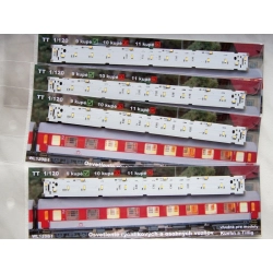 PeLi WL120B1 - Oświetlenie do wagonów Y/B1, TT